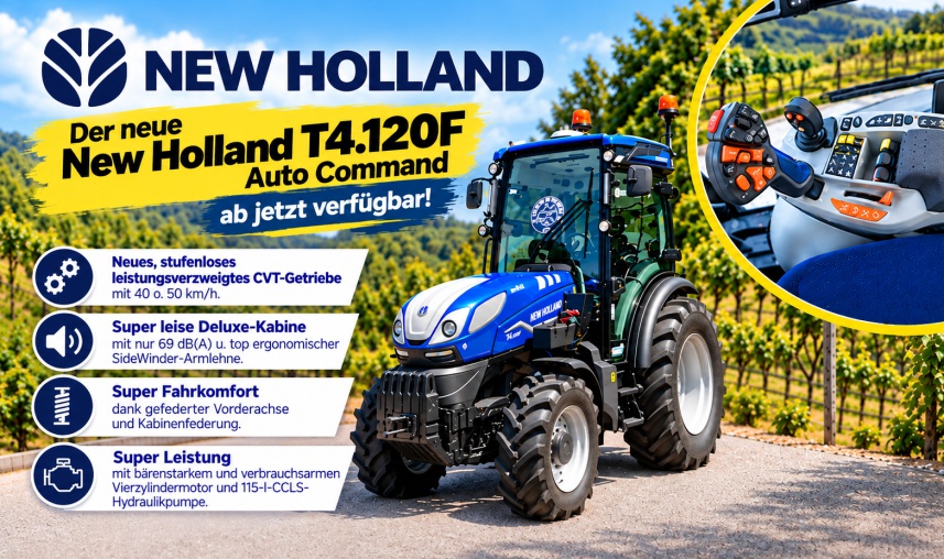 New Holland T4.120 F Auto Command